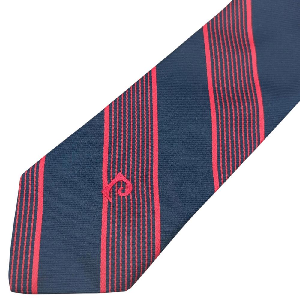 Pierre Cardin Men's Tie Striped Regimental Preppy Ivy League Polyester 55"x3.75"